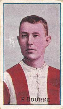 1907-08 Sniders and Abrahams Australian Footballers - Victorian League Players Series D #NNO Peter Bourke Front